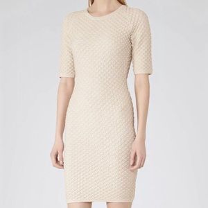 Reiss India Dress, like new, size XS GOLD